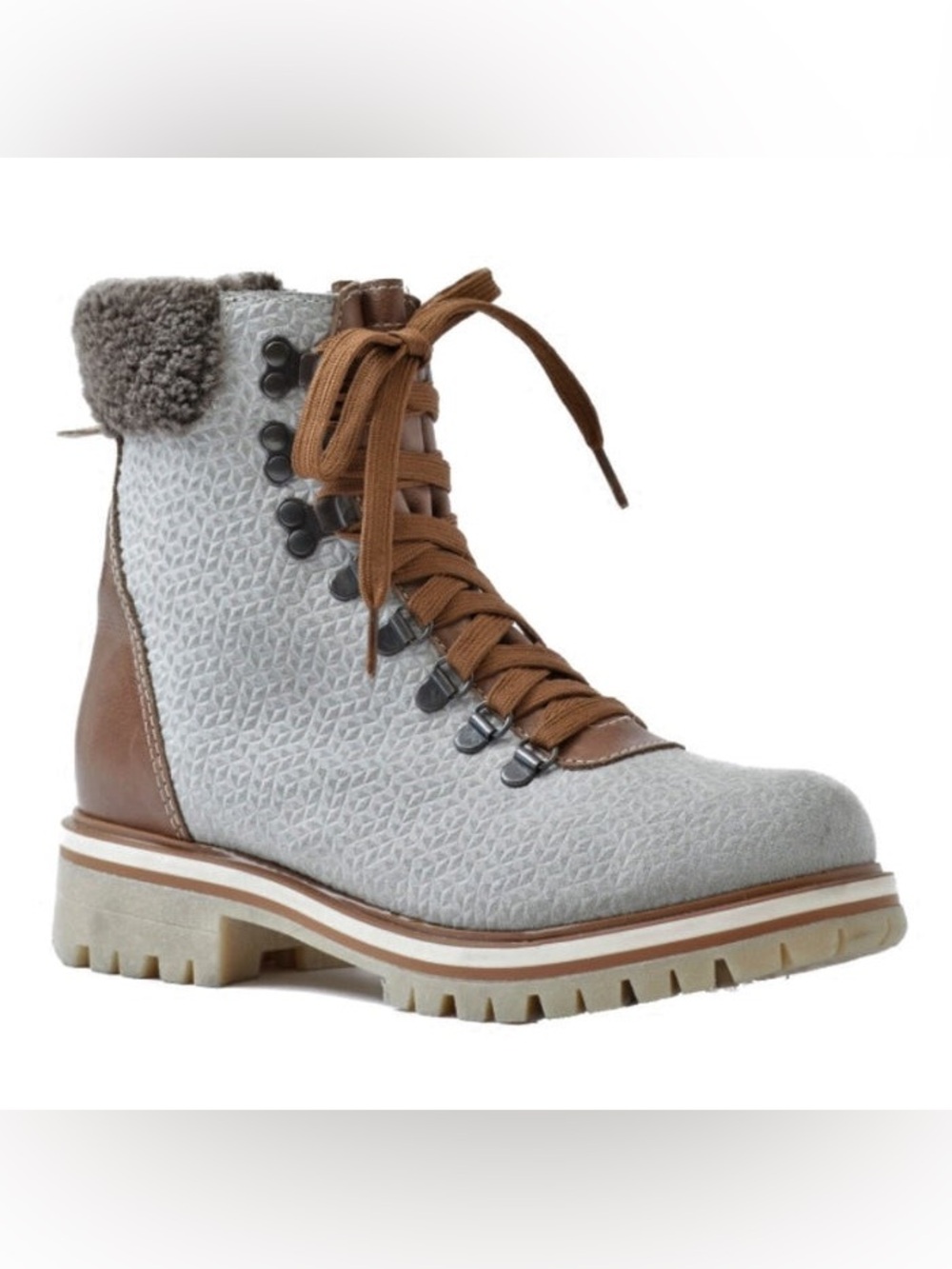 *LIKE NEW* SAUTE-MOUTON BOOTS /KAMOURASKA-GENUINE LEATHER SHEEPSKIN *size 37*